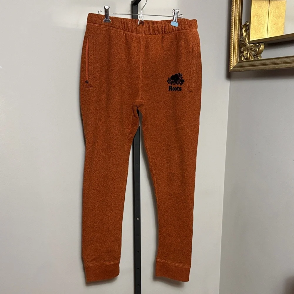 Roots Medium Park Slim Sweatpant Jogger Pants Cinnamon Stick Pepper